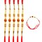 Wholesale 5, 10 Rudraksh Rakhi for Brother, Poojan Thread, Rakhri, Rakhi Bracelet, Raksha Bandhan, Rakshabandhan, Rakhdi, Usa Seller